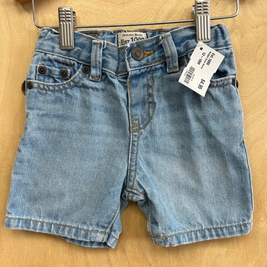 Straight Denim Shorts