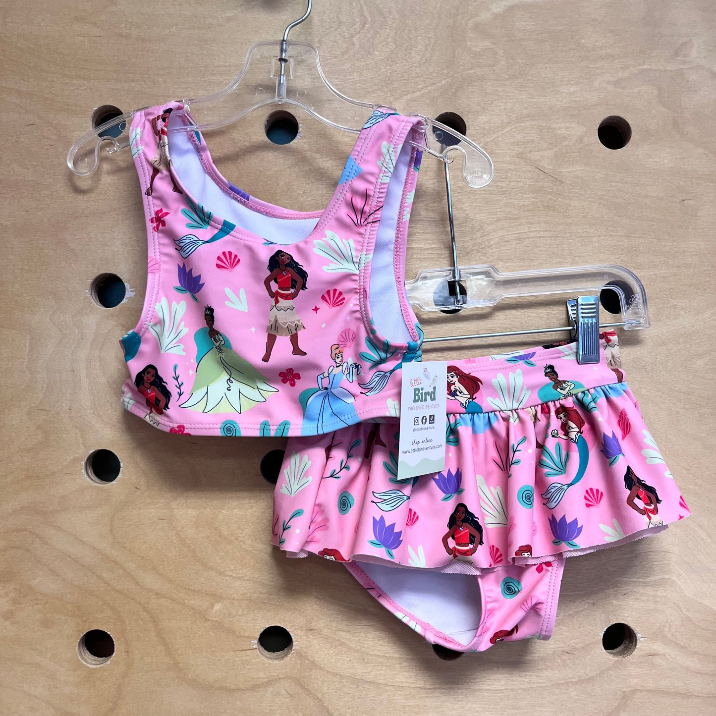 2pc Pink Princesses Swimsuit