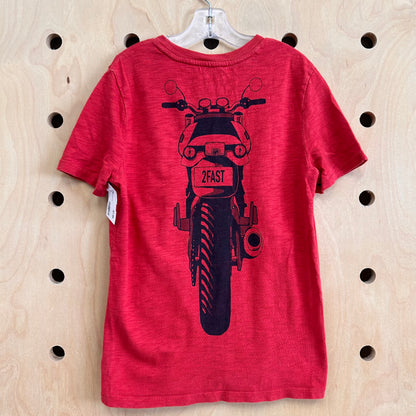 Red Motorcycle Tee