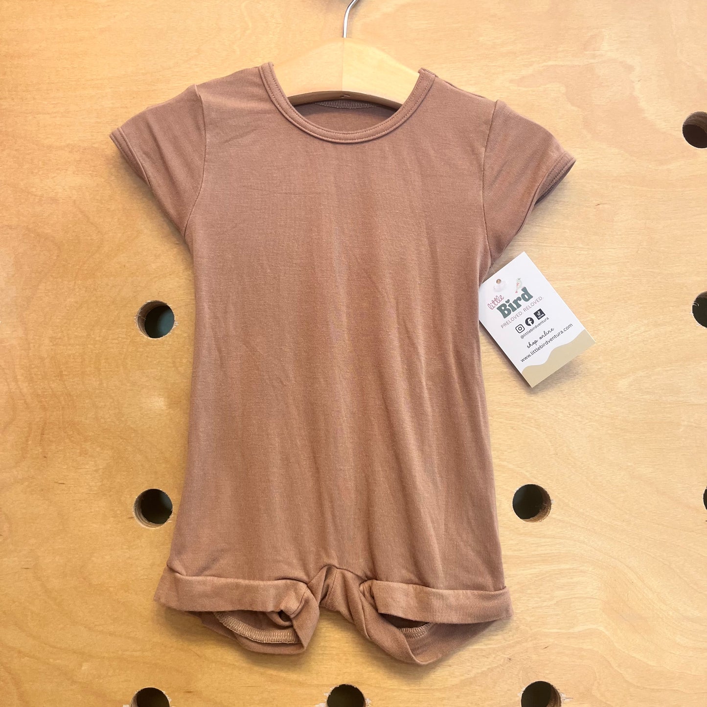 Brown Bamboo Romper