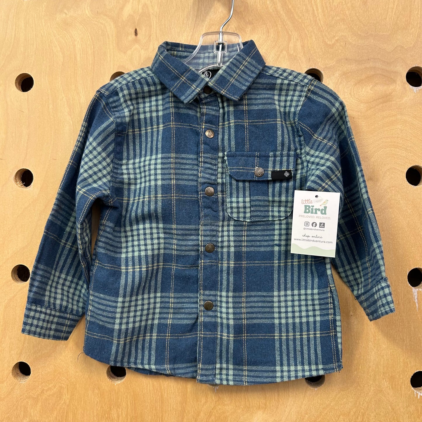 Blue Plaid Flannel