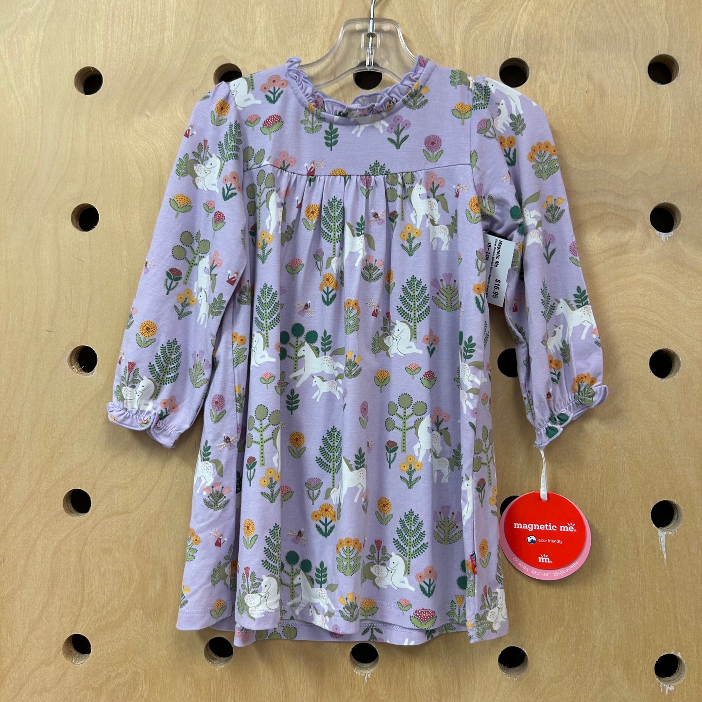 Floral Unicorn Bamboo Blend Magnetic Dress NEW!