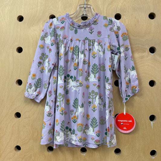 Floral Unicorn Bamboo Blend Magnetic Dress NEW!