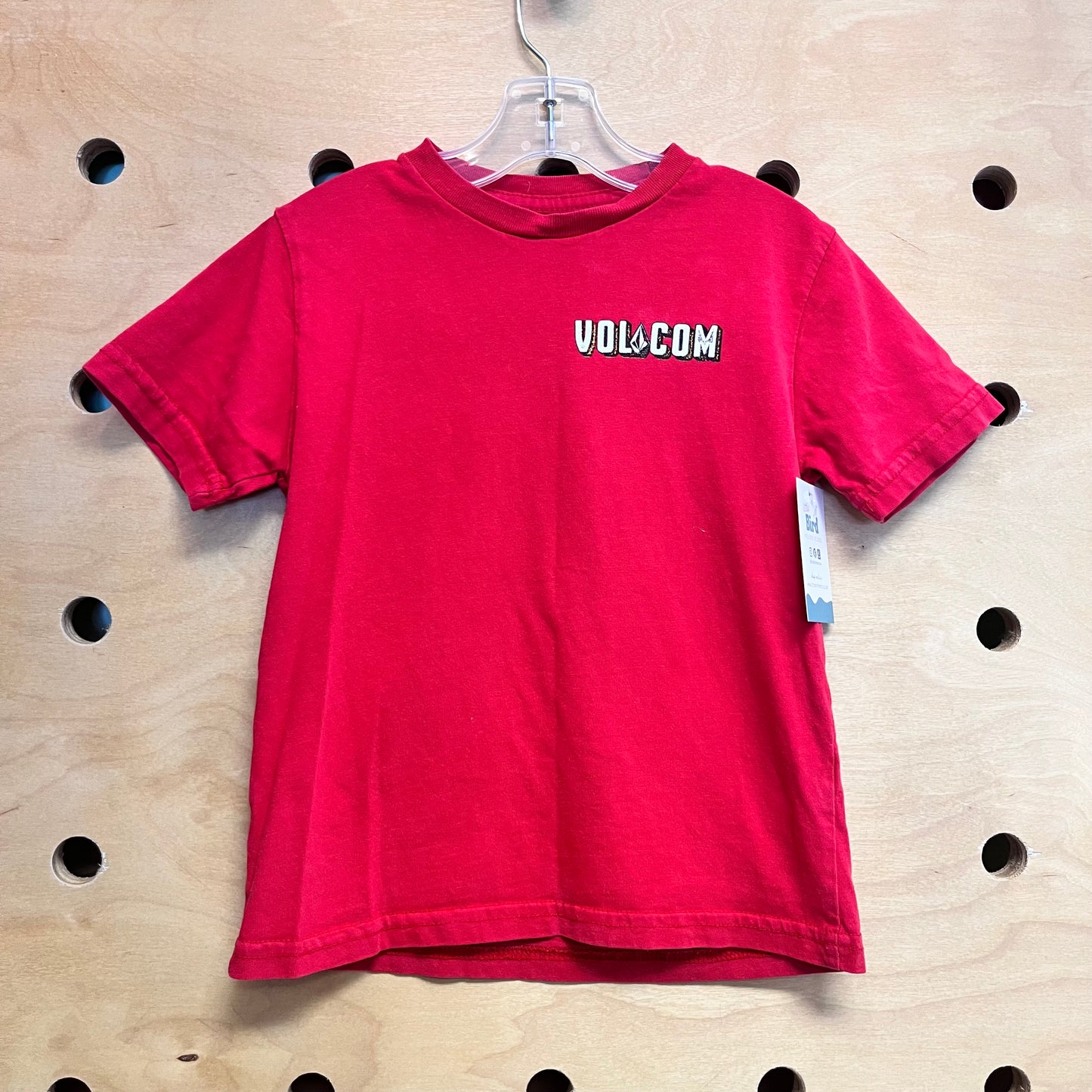 Red Volcom Logo Tee