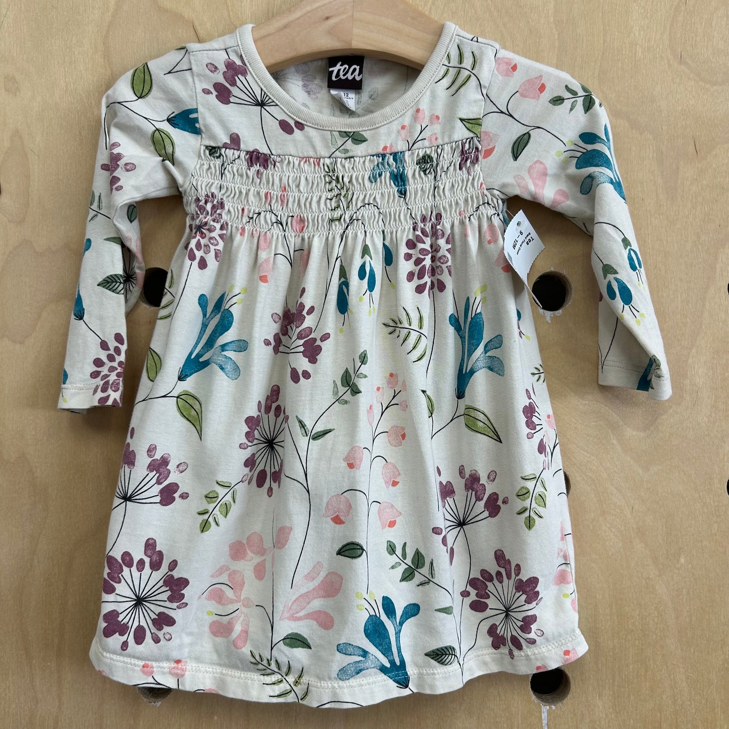 Sand Floral Dress