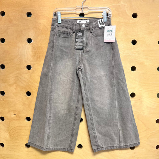 Grey Wide Leg Denim Pants NEW!