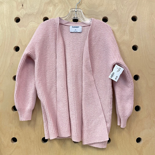 Pink Open Cardigan