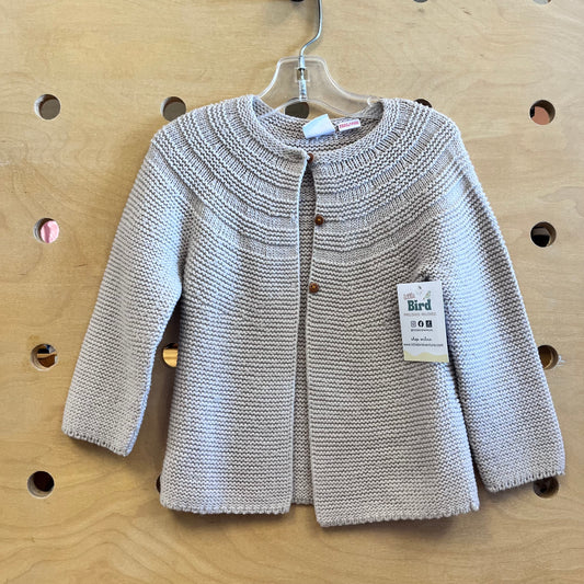Beige Knit Cardigan