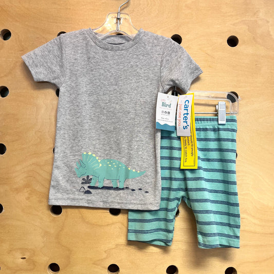 Grey/Striped Dino PJ's NEW!