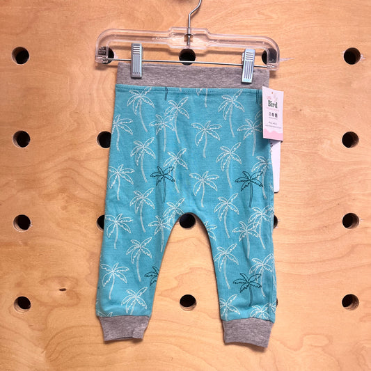 Blue Palm Trees Soft Pants NEW!