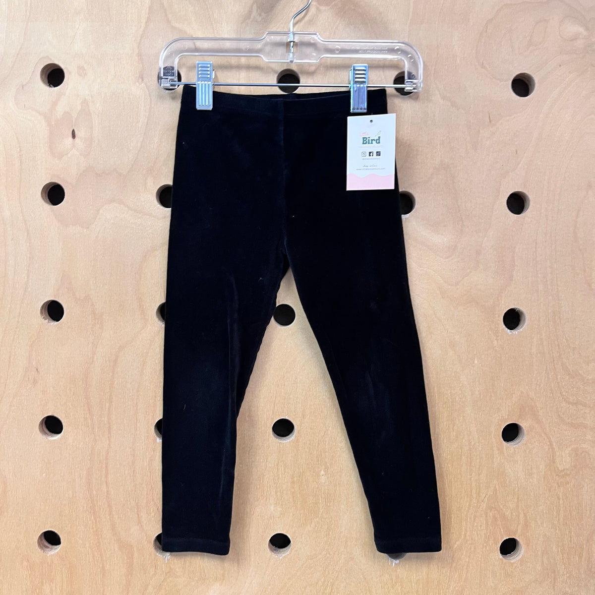 Black Velour Leggings