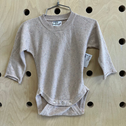 Tan Confetti Knit Bodysuit