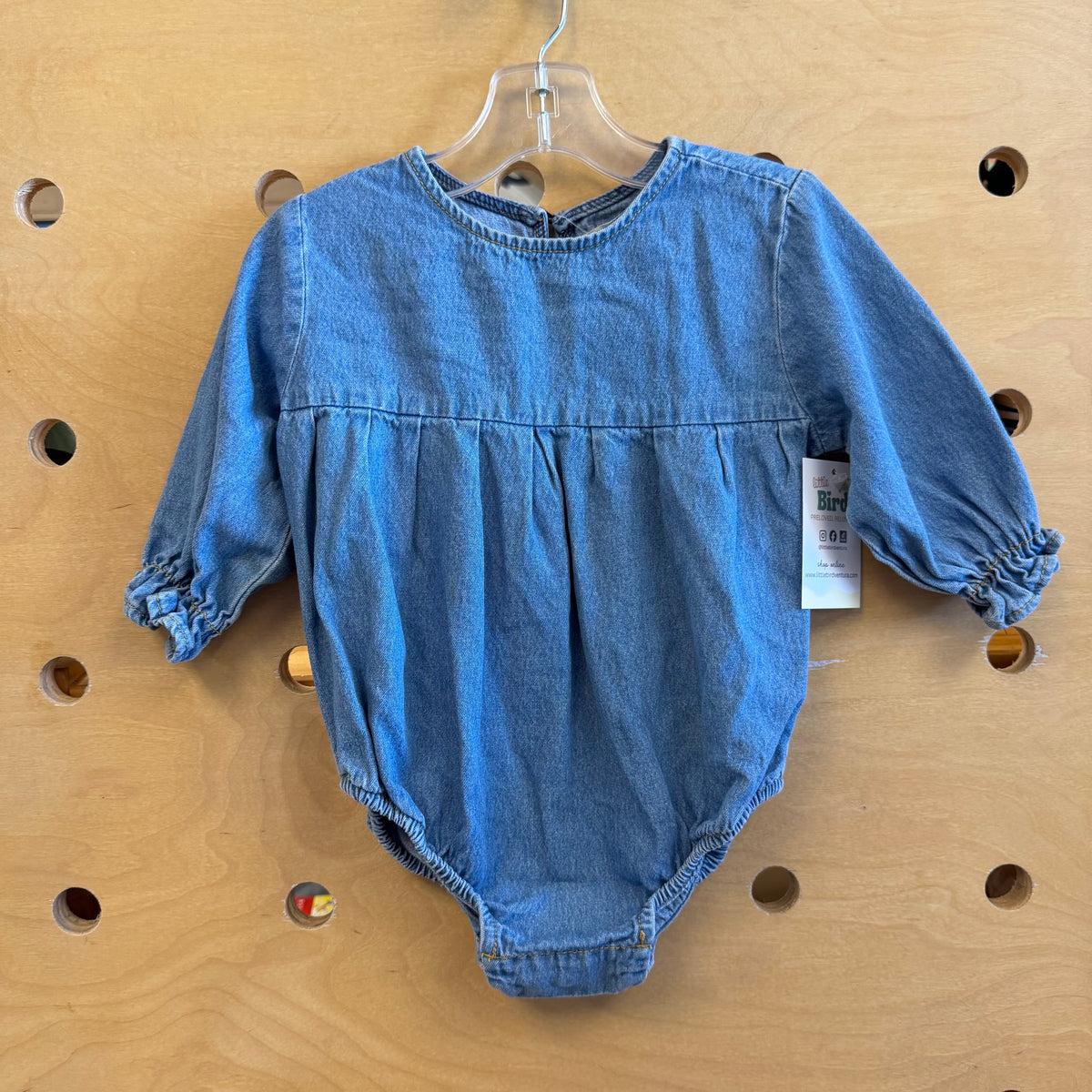 Denim Bubble Romper