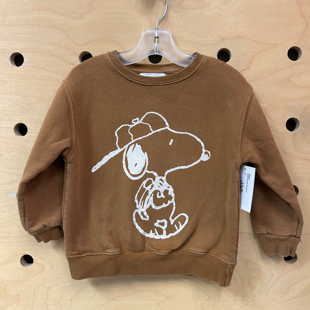 Brown Snoopy Sweatshirt
