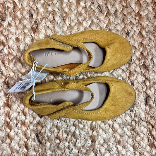 Mustard Velcro Flats NEW!