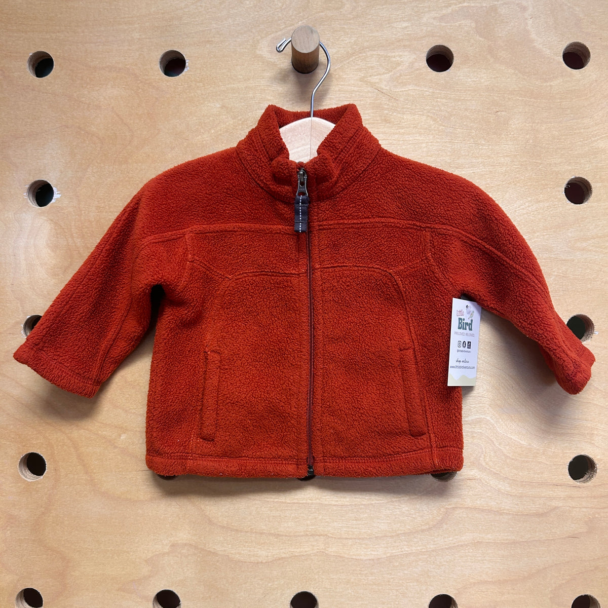 Brick Fleece Zip Jacket