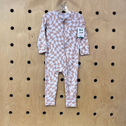 Clay Checkered Bamboo Zippy NEW!