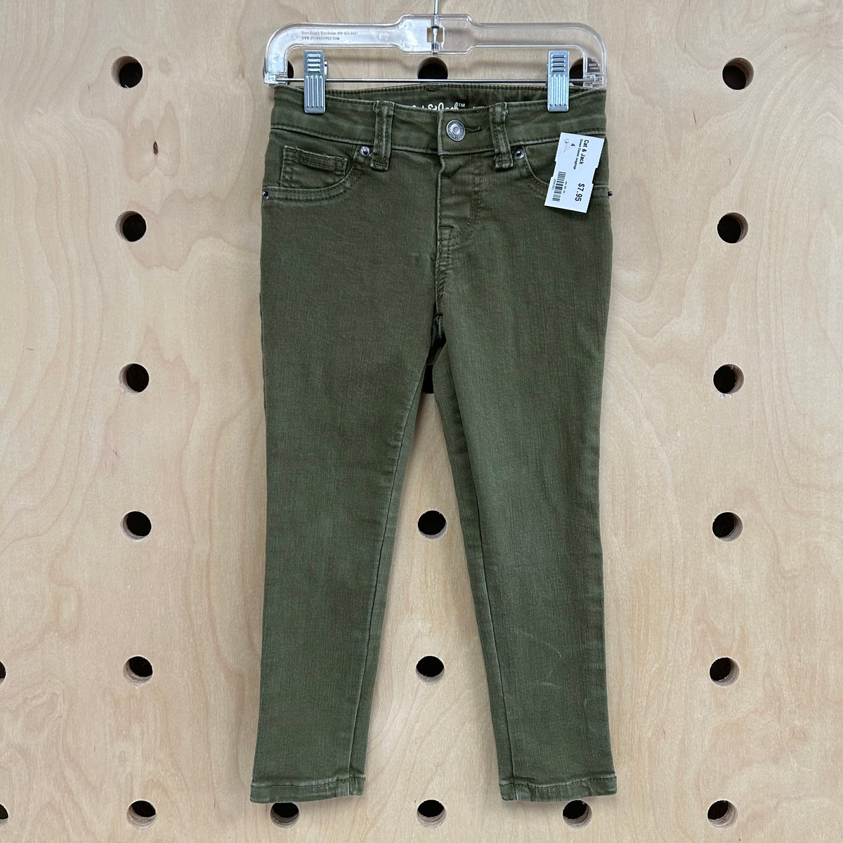 Green Denim Jeggings