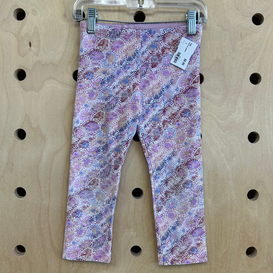 Pink Floral Leggings