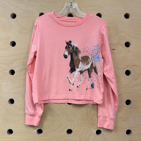Pink Horse Long Sleeve