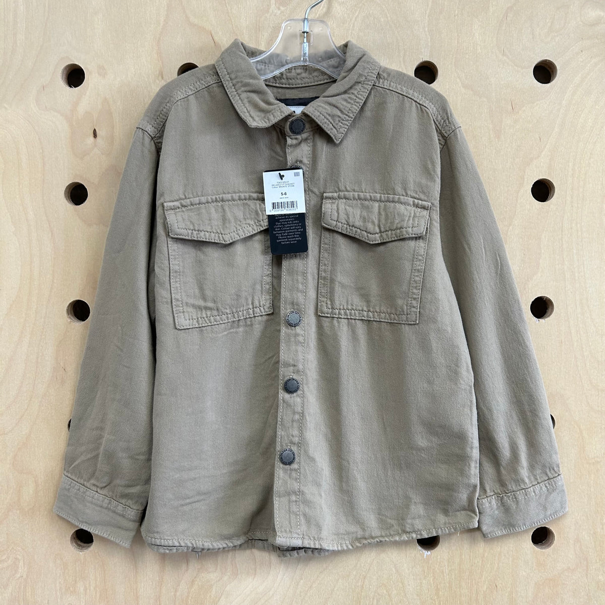 Green Denim Shacket NEW!
