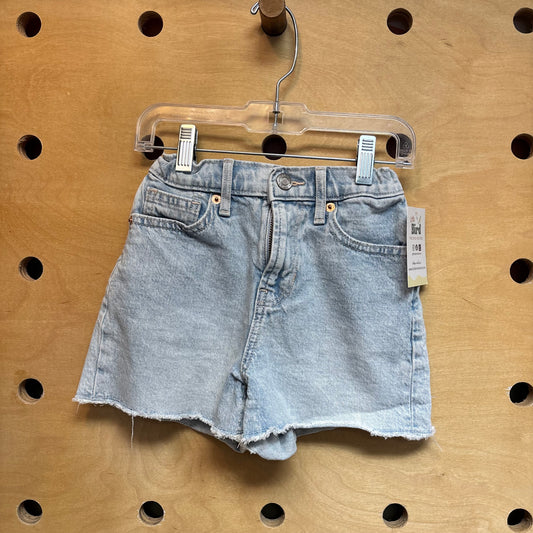 Light Wash Mom Jean Short Denim