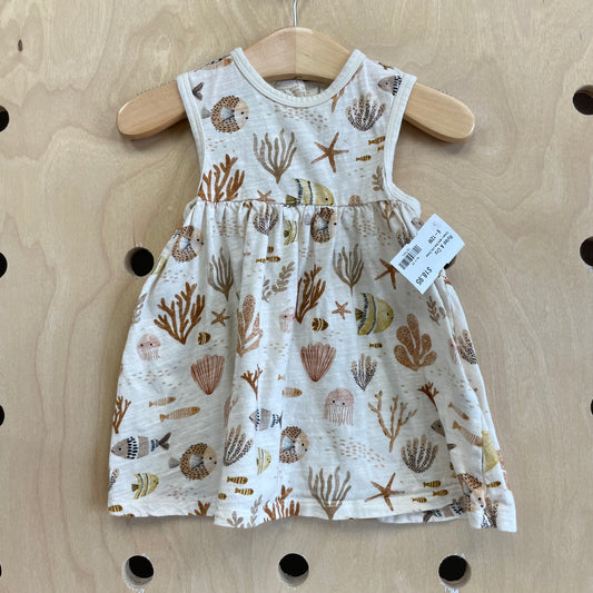 Cream Layla Sea Life Dress