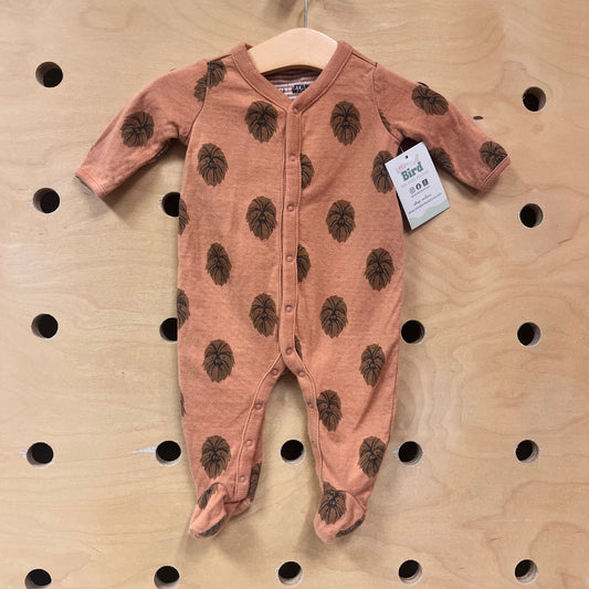 Brown Chewbacca Snap Footies