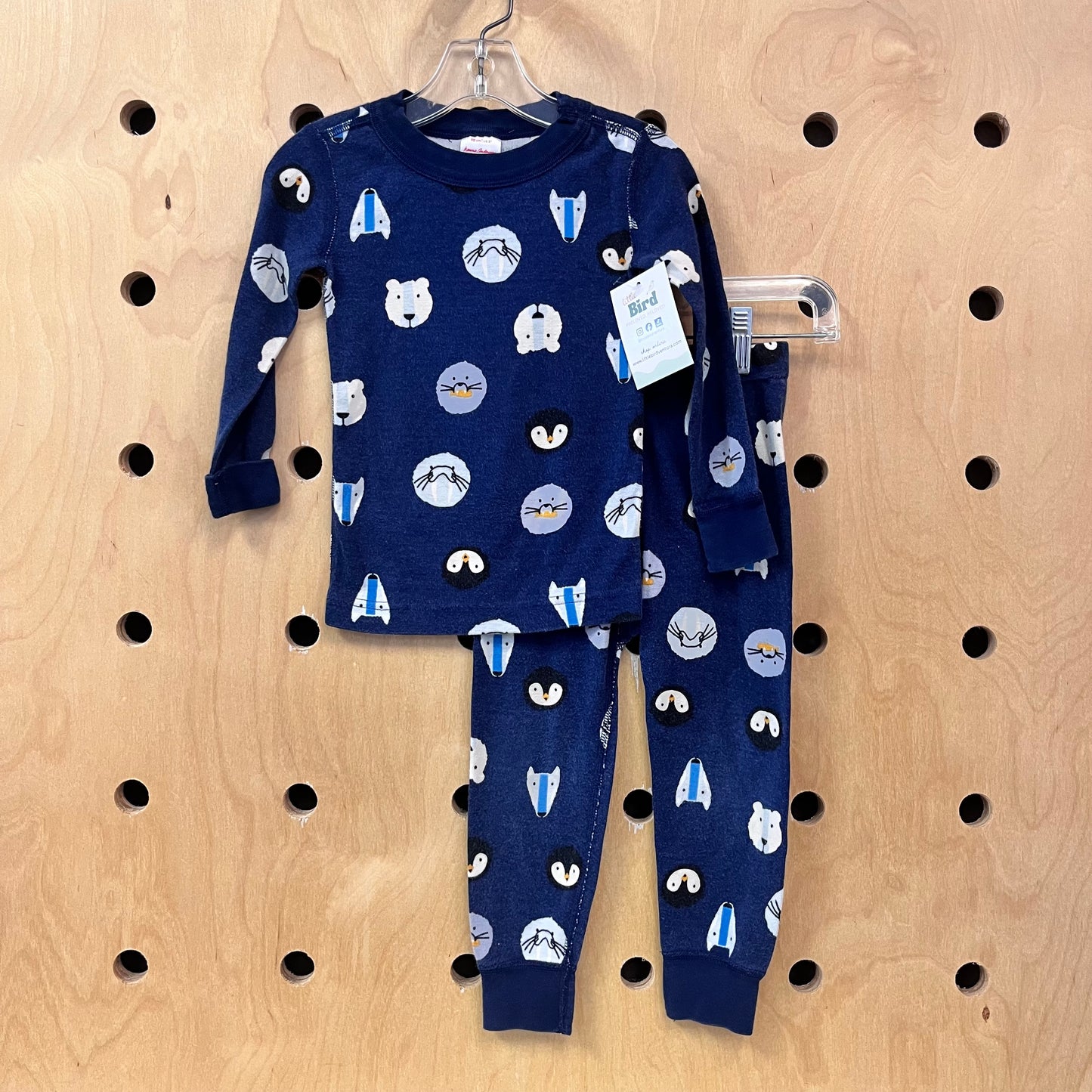 Blue Arctic Animals Organic Pajamas