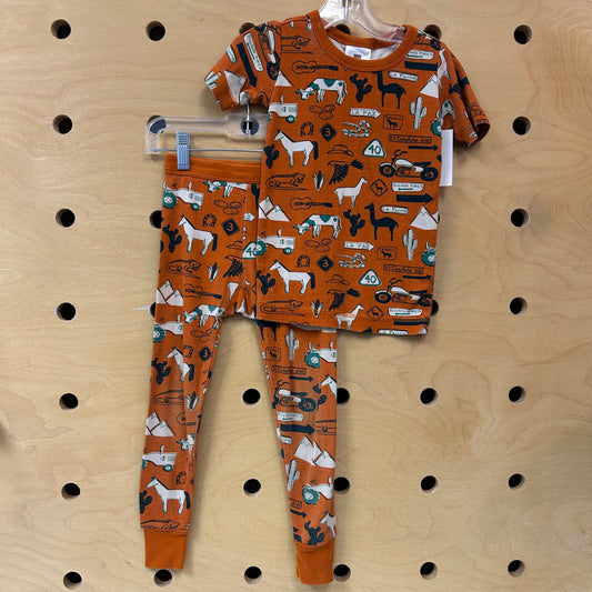 Rust Farm/Vehicles Pajamas