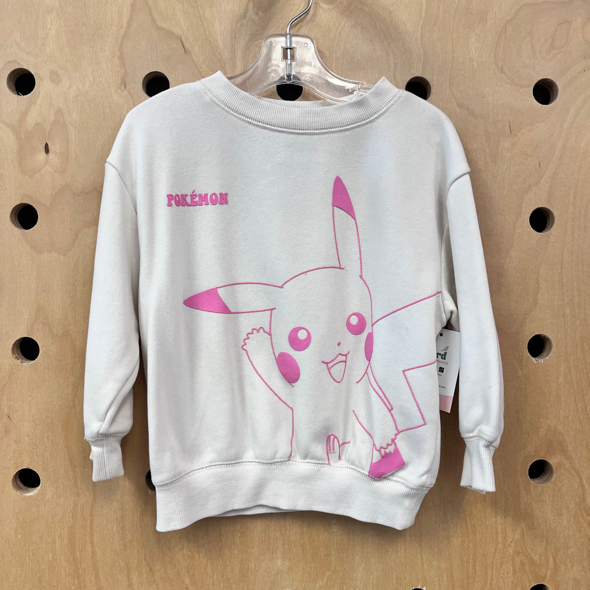 White/Pink Pokemon Pullover