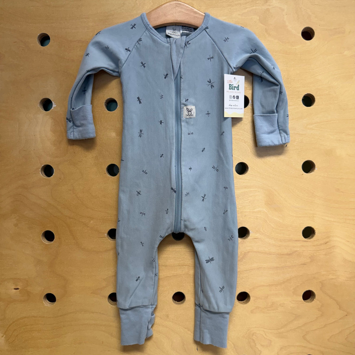 Blue Dragonfly Sleep Romper