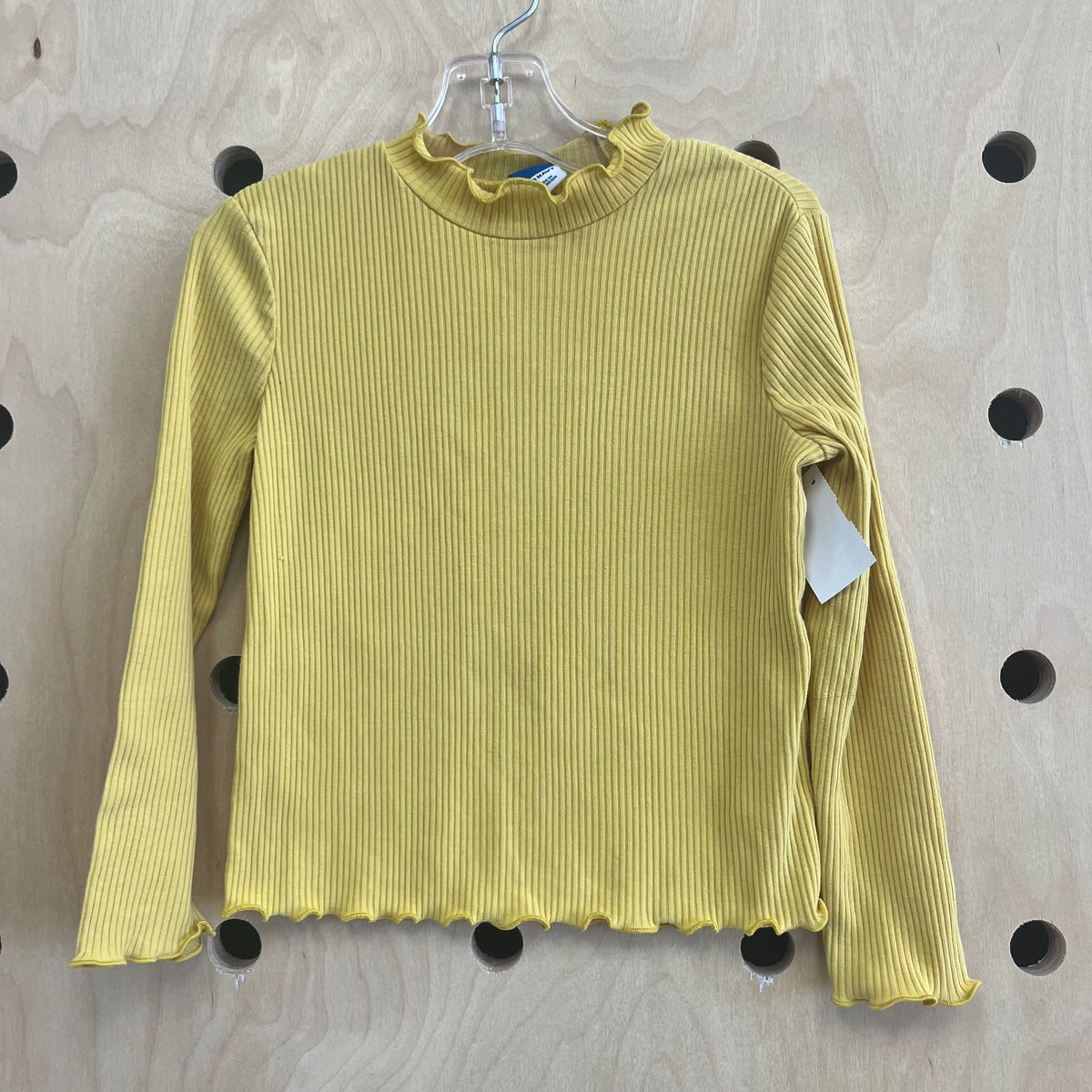 Yellow Ribbed Top