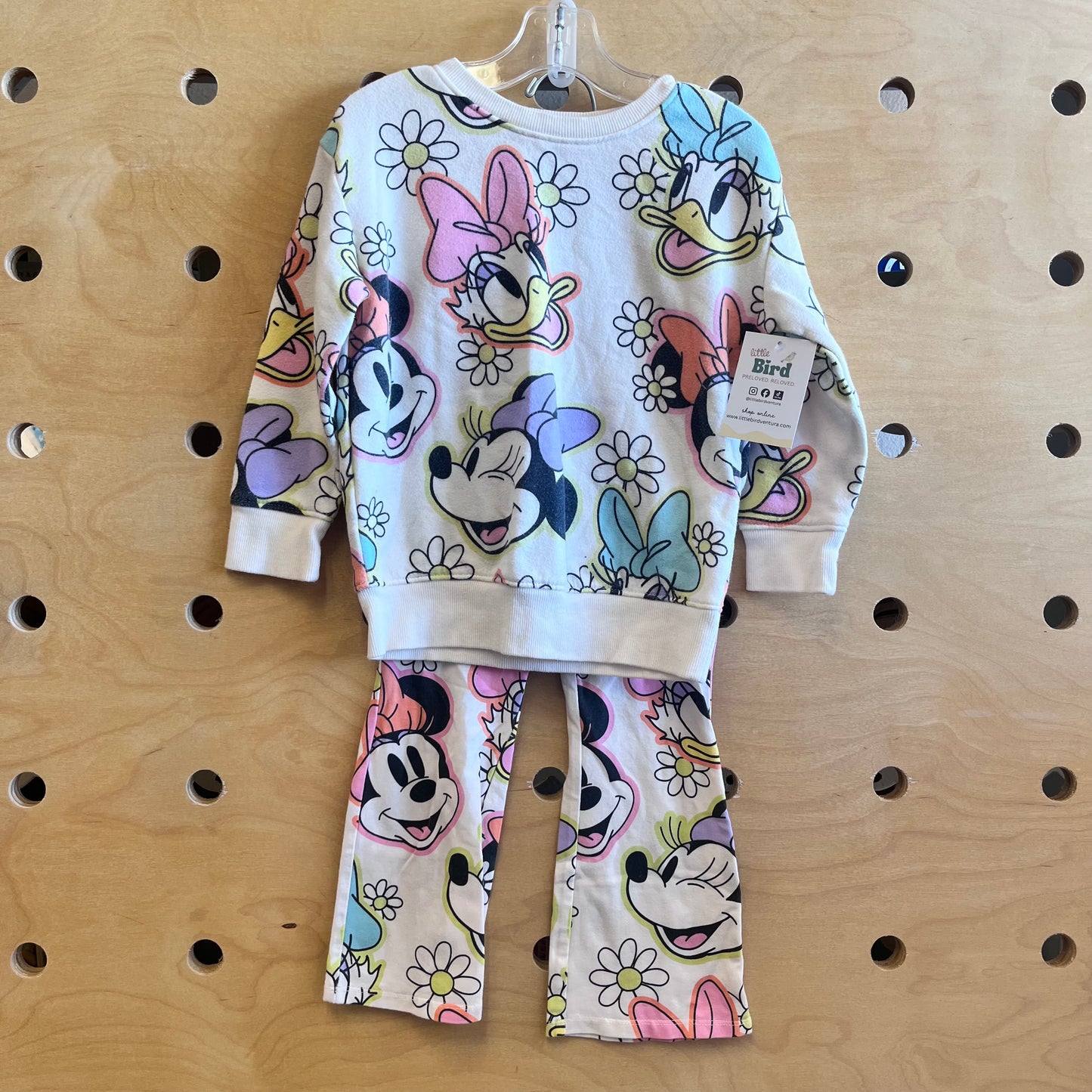 Cream Floral Minnie/Daffy Outfit