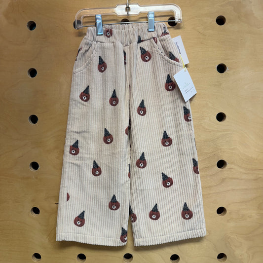 Cream Cord Bears Pants NEW!!