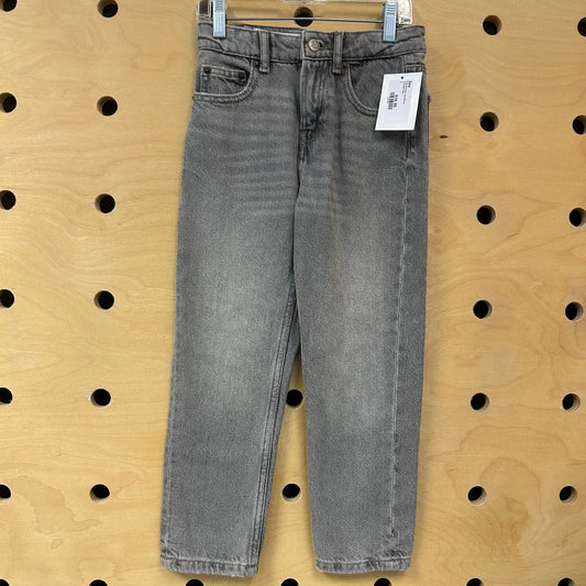 Grey Straight Leg Denim