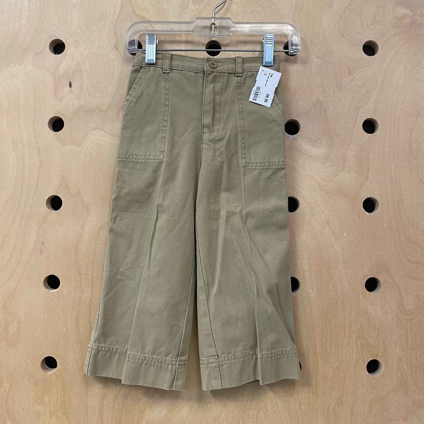 Tan Wide Leg Pants