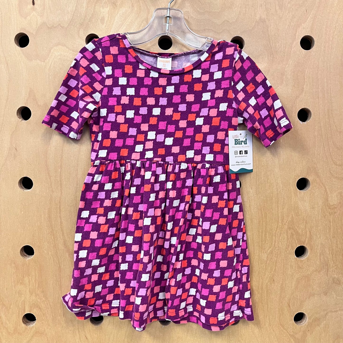Purple Squares Dress