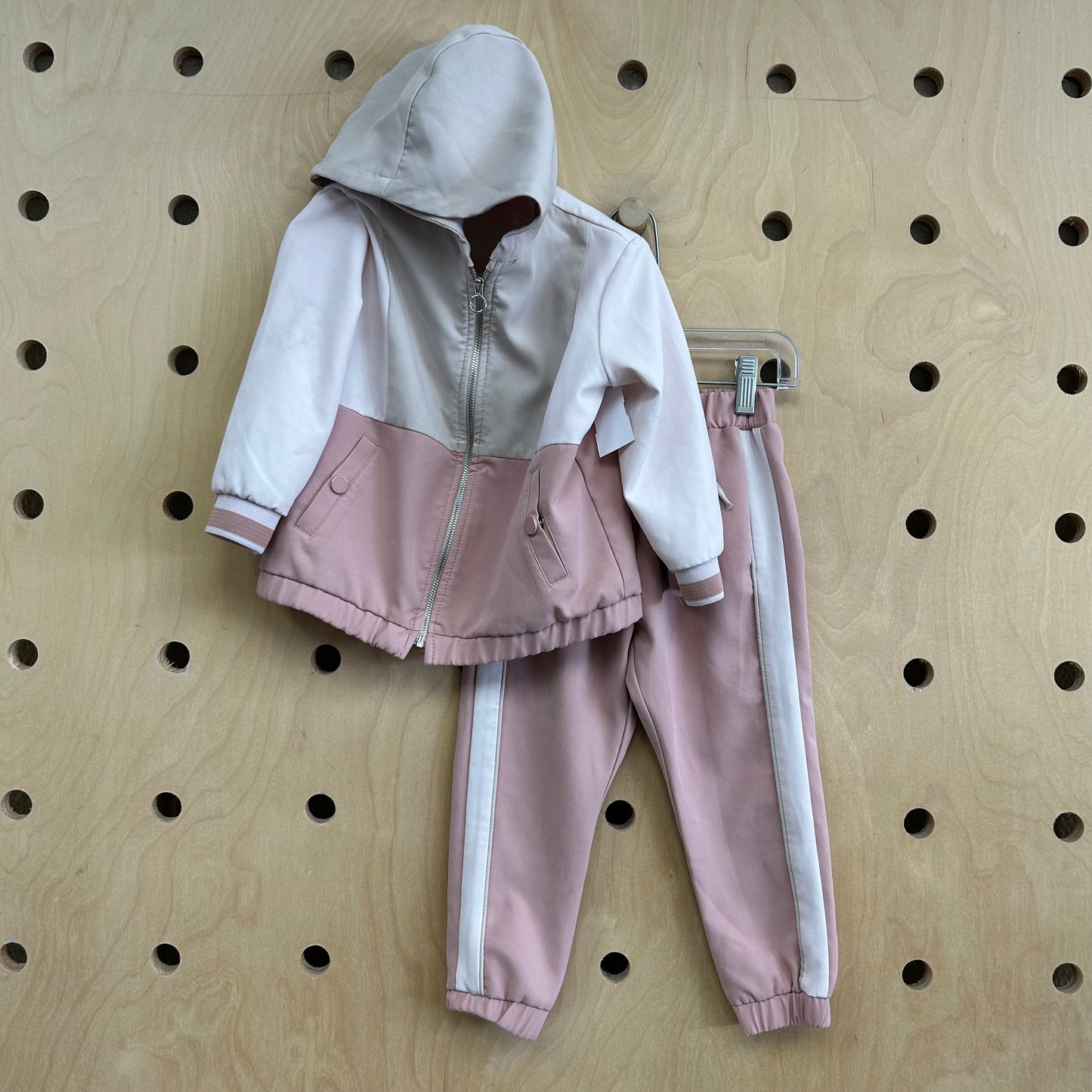 Pink & Beige Track Set