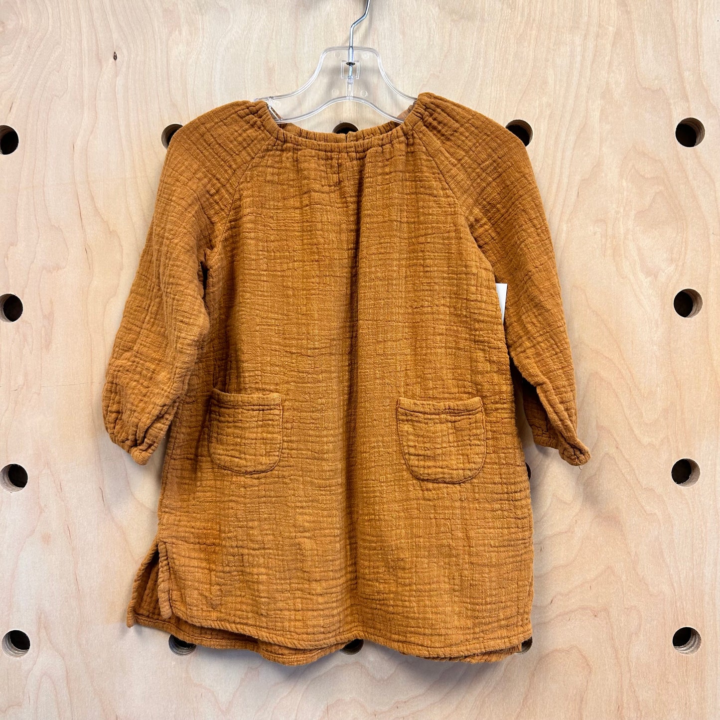 Mustard Gauze Dress
