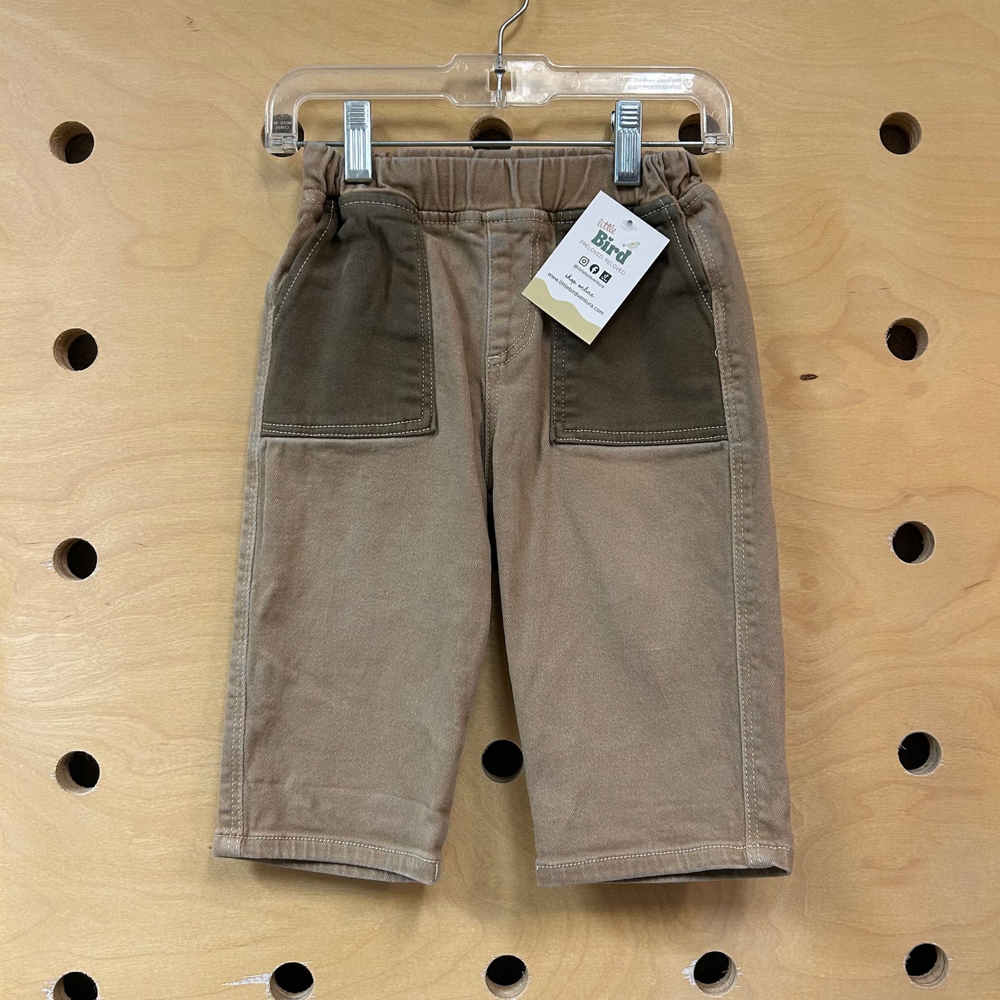 Pull On Tan Pants