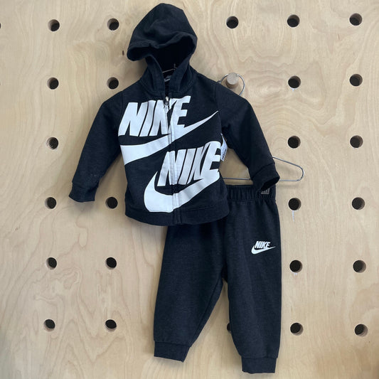 Dark Grey Nike Logo Sweat Set