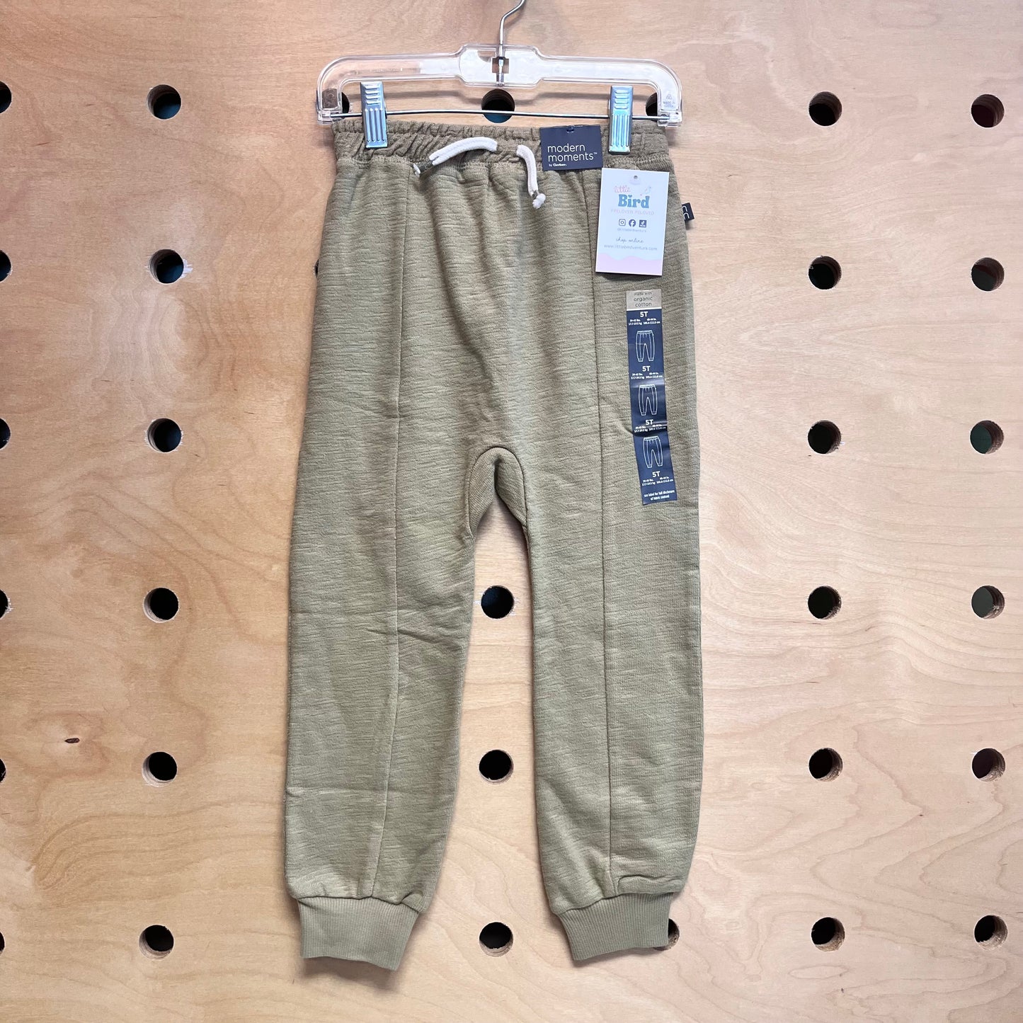 Organic Olive Joggers NEW!