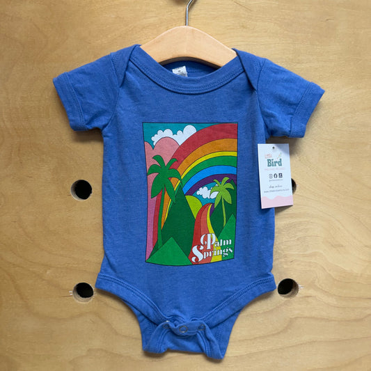Blue Palm Springs Bodysuit