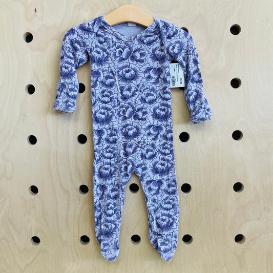 Lavender Floral Bamboo Blend Romper