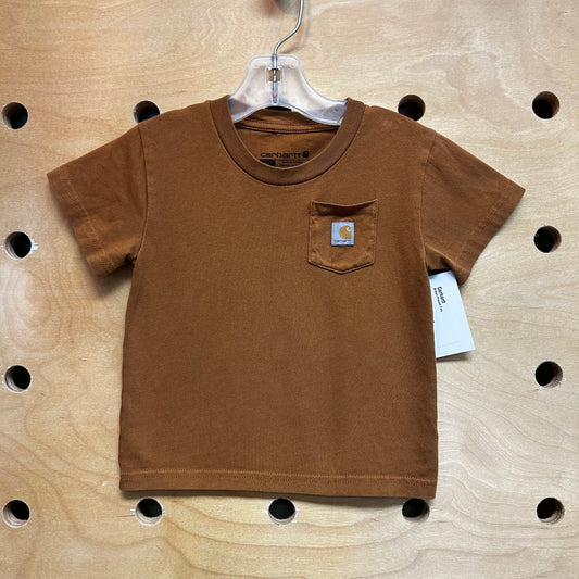 Brown Pocket Tee