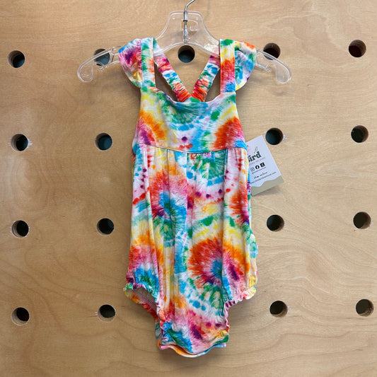 Tie Dye Bamboo Romper