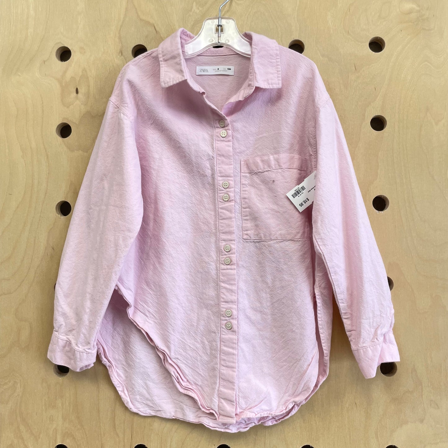 Pink Oversized Dress Shirt