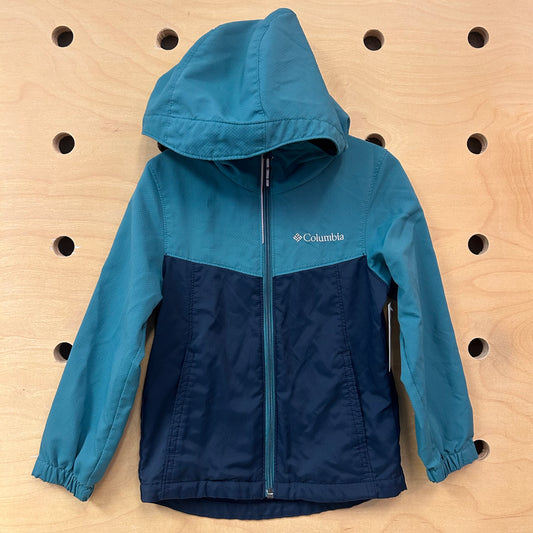 Navy/Teal Windbreaker Hoodie