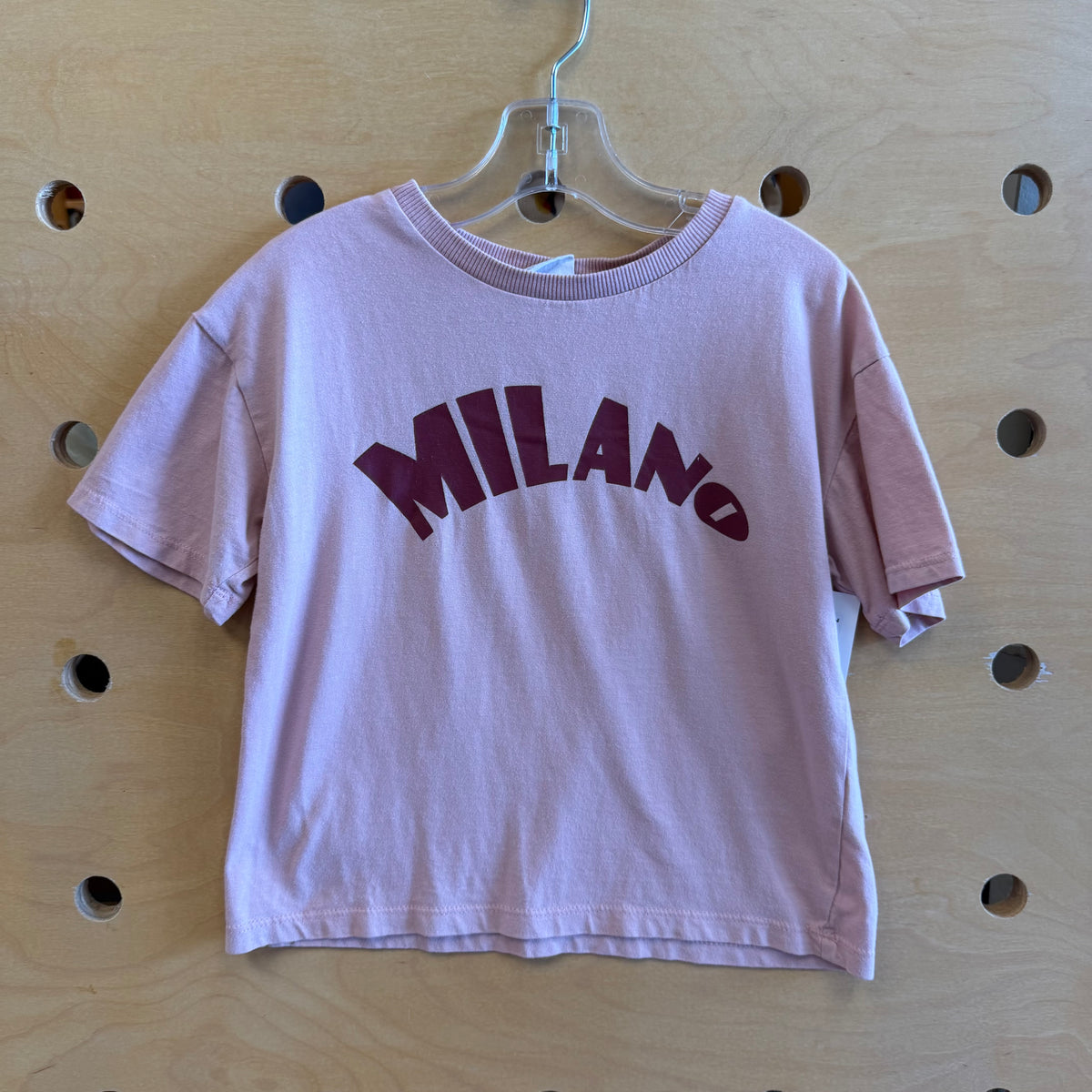 Pink 'Milano' Boxy Tee